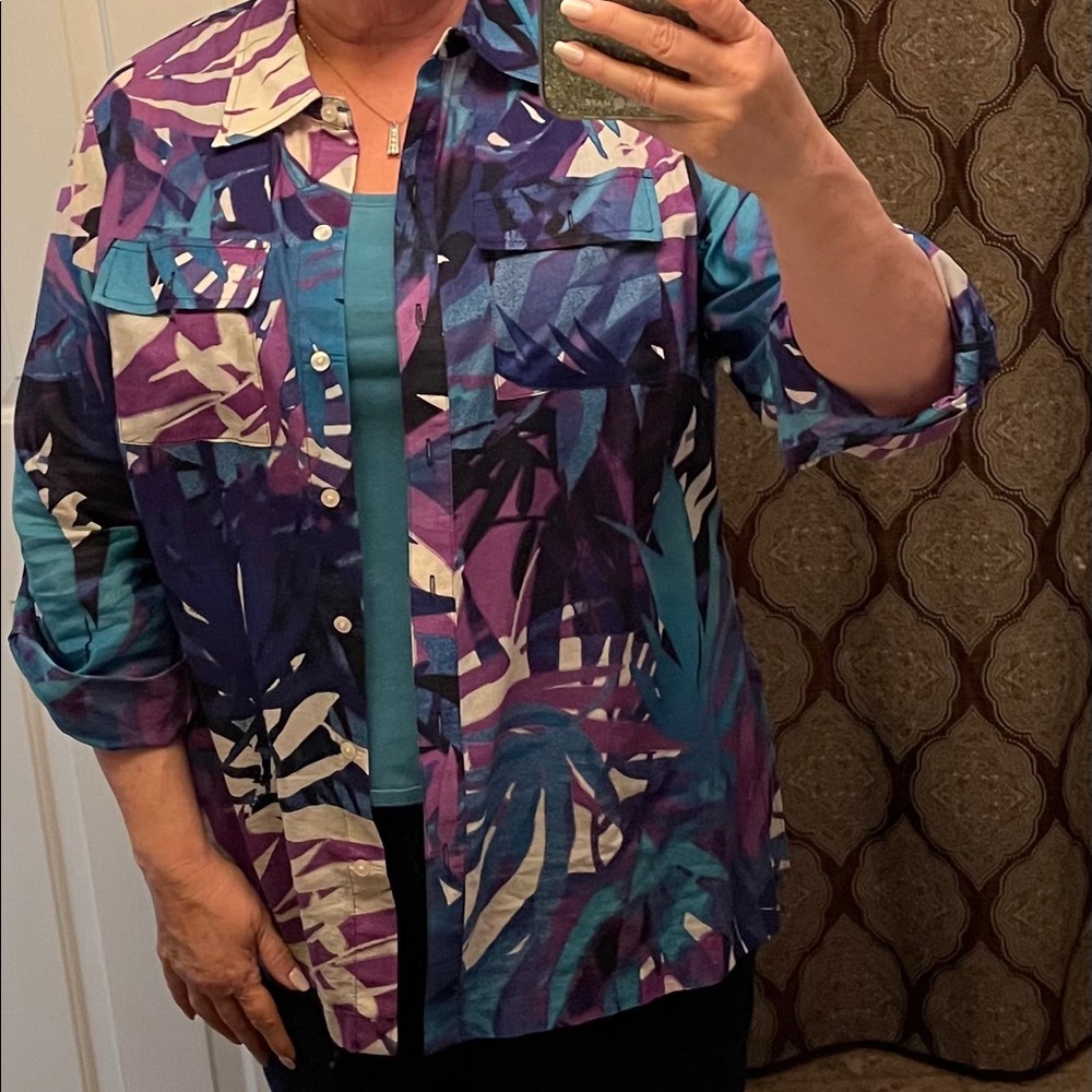 Jones of New York 1x button down shirt - Picture 2 of 11